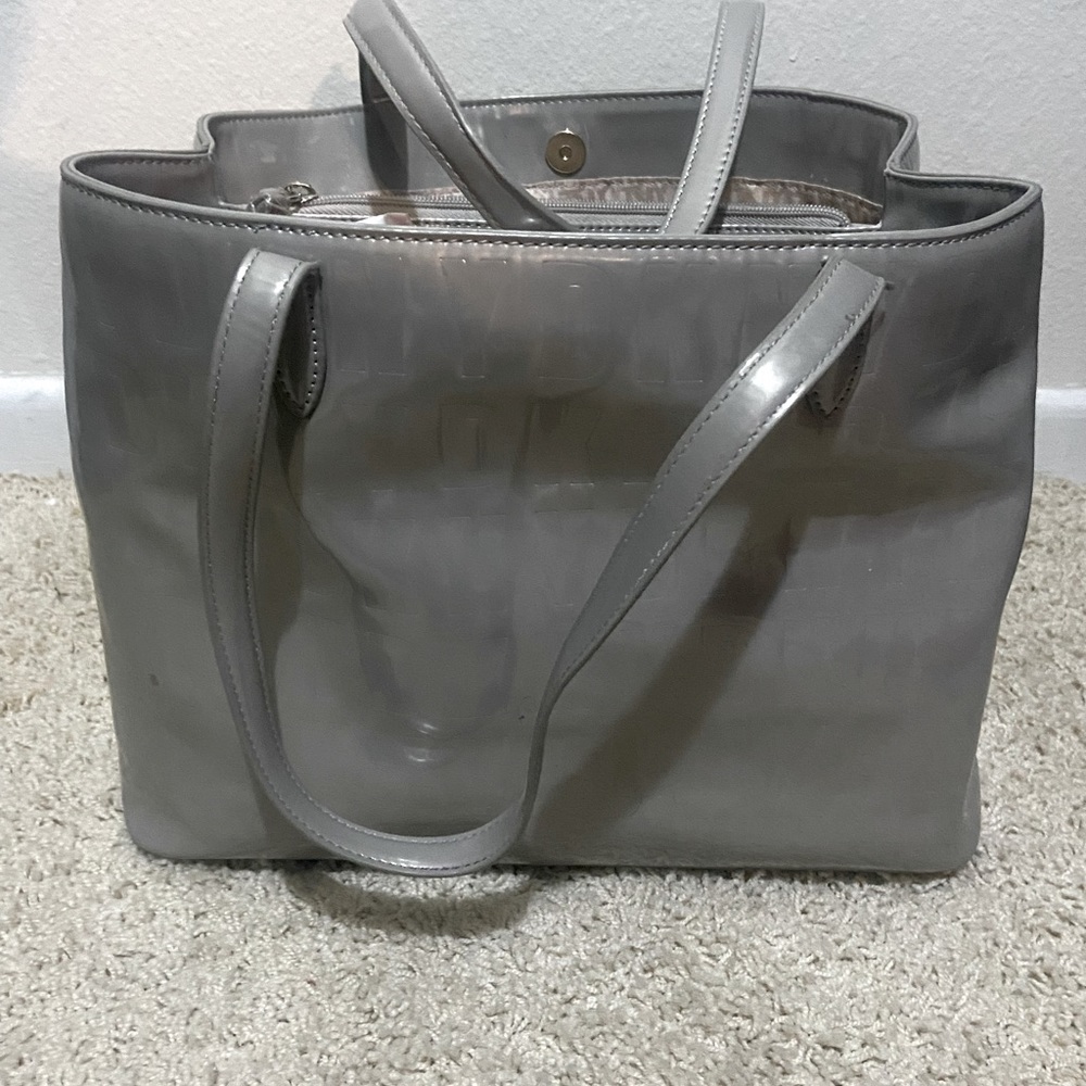 DKNY grey handbag